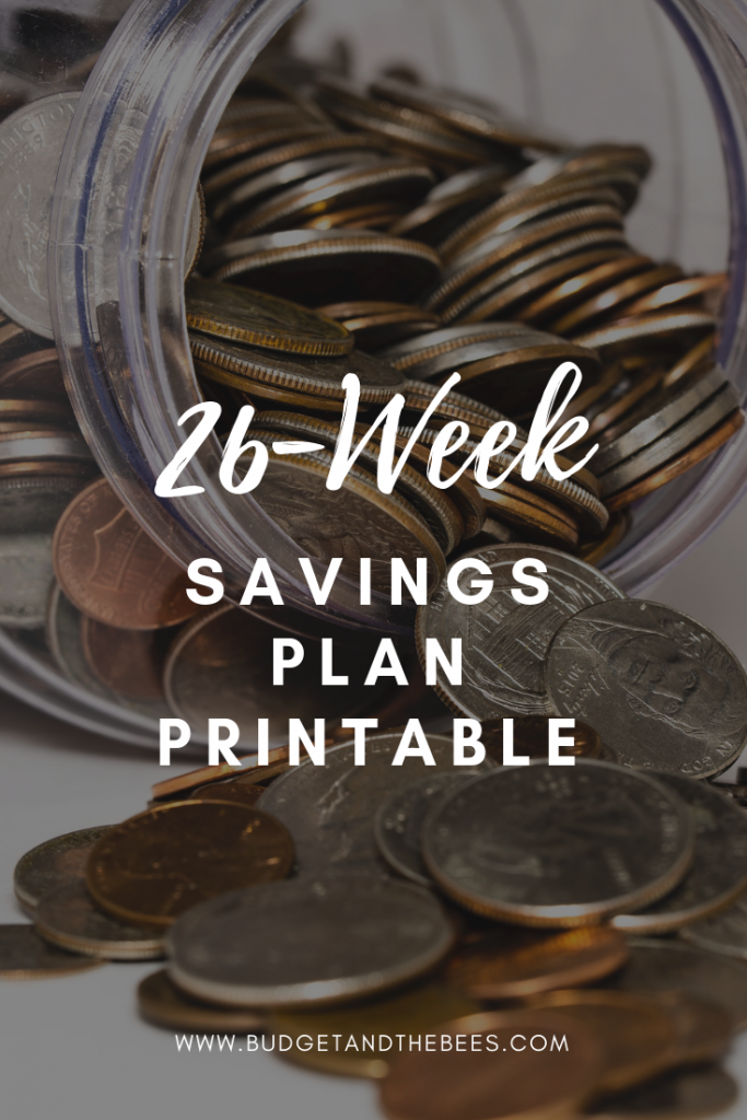 Looking For a Fun Way to Save? Here’s a Printable 26-Week Savings Plan