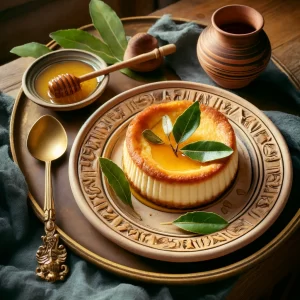 1. Roman-Style Cheesecake (Libum)