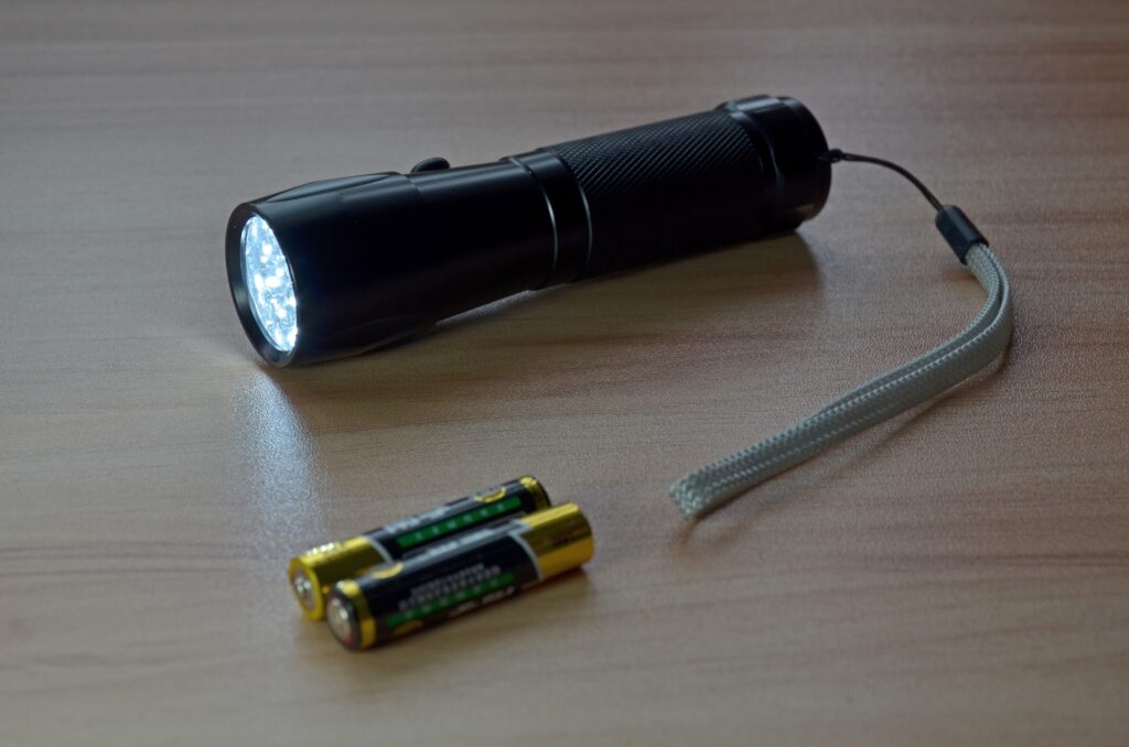 Flashlight and Extra Batteries